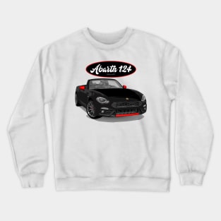 ABARTH 124 NERO Crewneck Sweatshirt